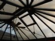 Before: Internal finishing to polycarbonate roof